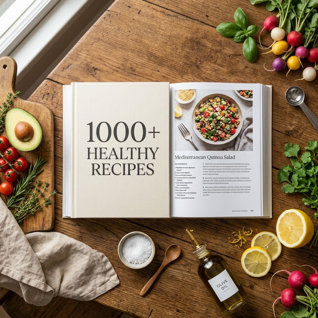 Le guide 1000+ Recettes Healthy par Chef Lucas